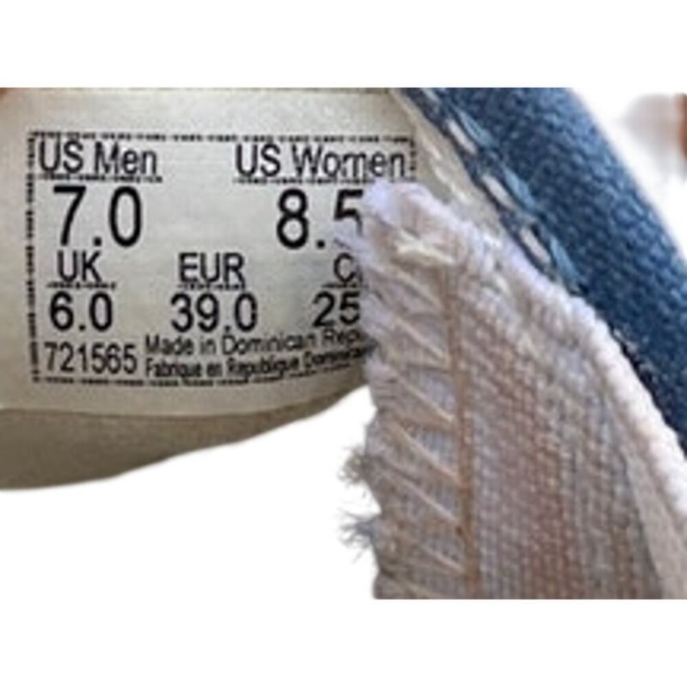 Womens Vans Classic Slip-On 'Summer Blue' Canvas Shoes Sneakers Size 7.5 - Picture 6 of 6